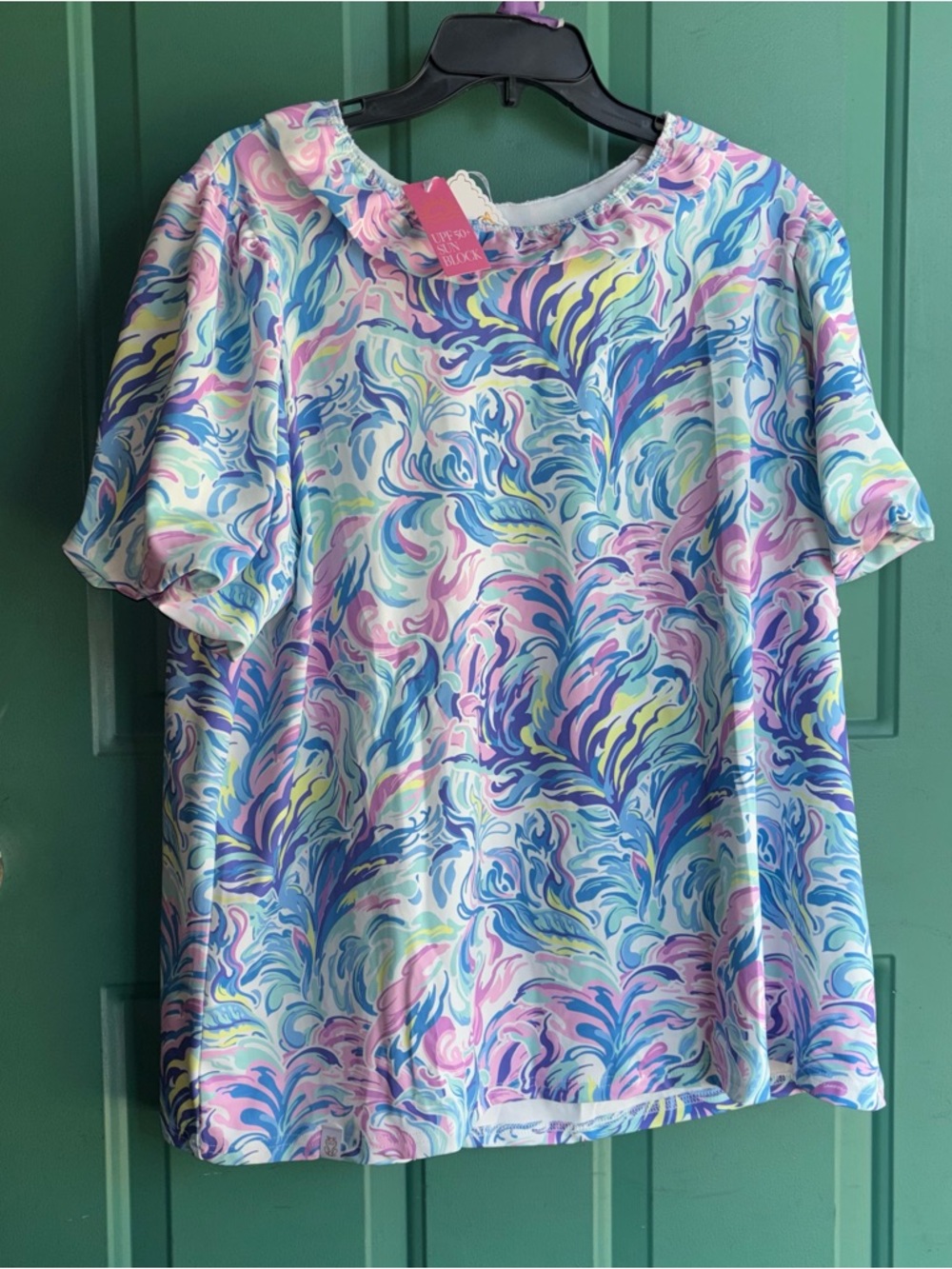 Simply Southern large Watercolor Blouse new - Picture 3 of 11